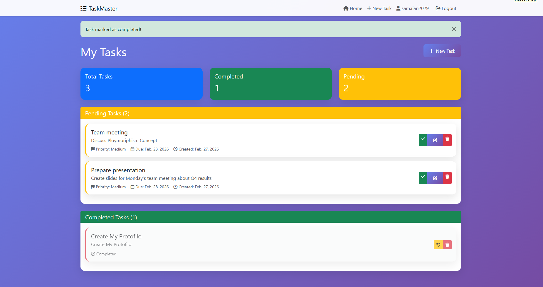 Django To-Do Application